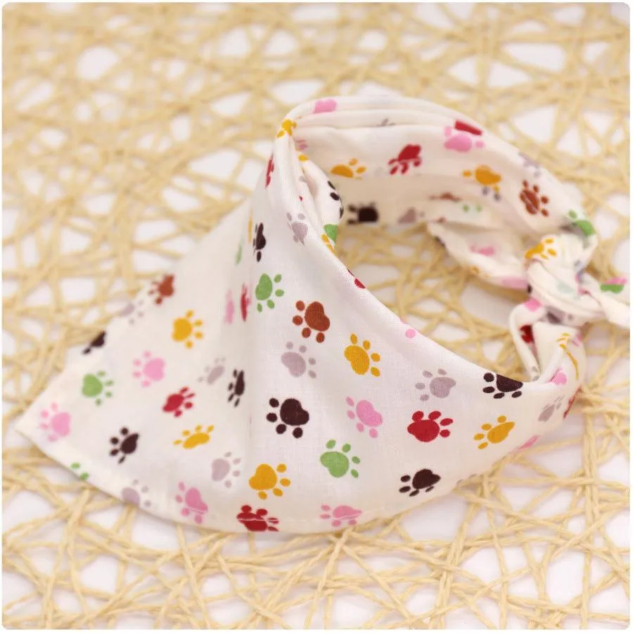 10PCS Baby Cartoon Lace Lotton Triangle Scarf Bibs Baby Accessories Wholesale