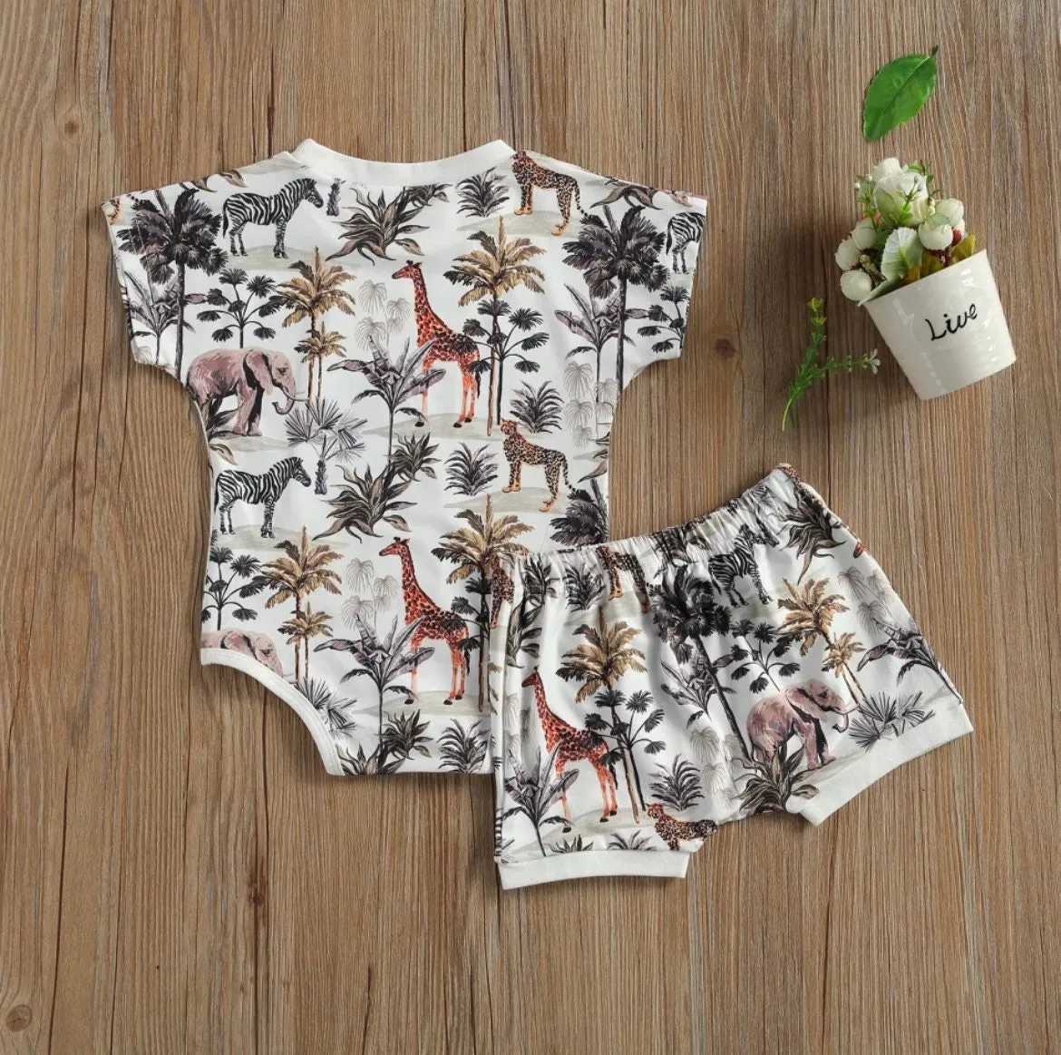 Boys Jungle Print Clothing set