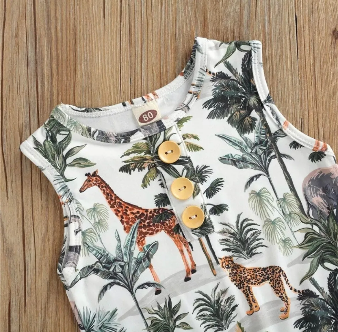 Boys Jungle Print Clothing set