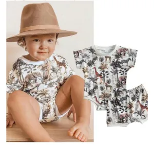 Boys Jungle Print Clothing set