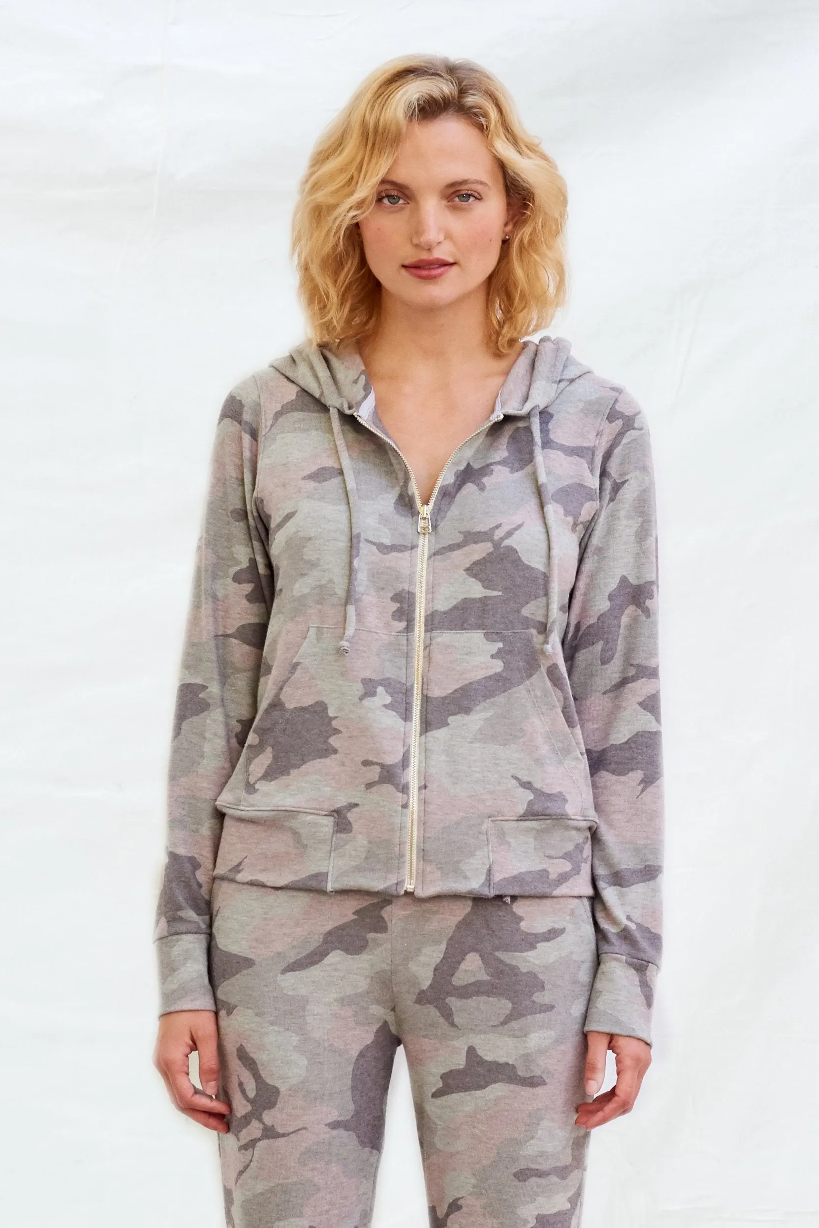 Camo Zip Hoodie