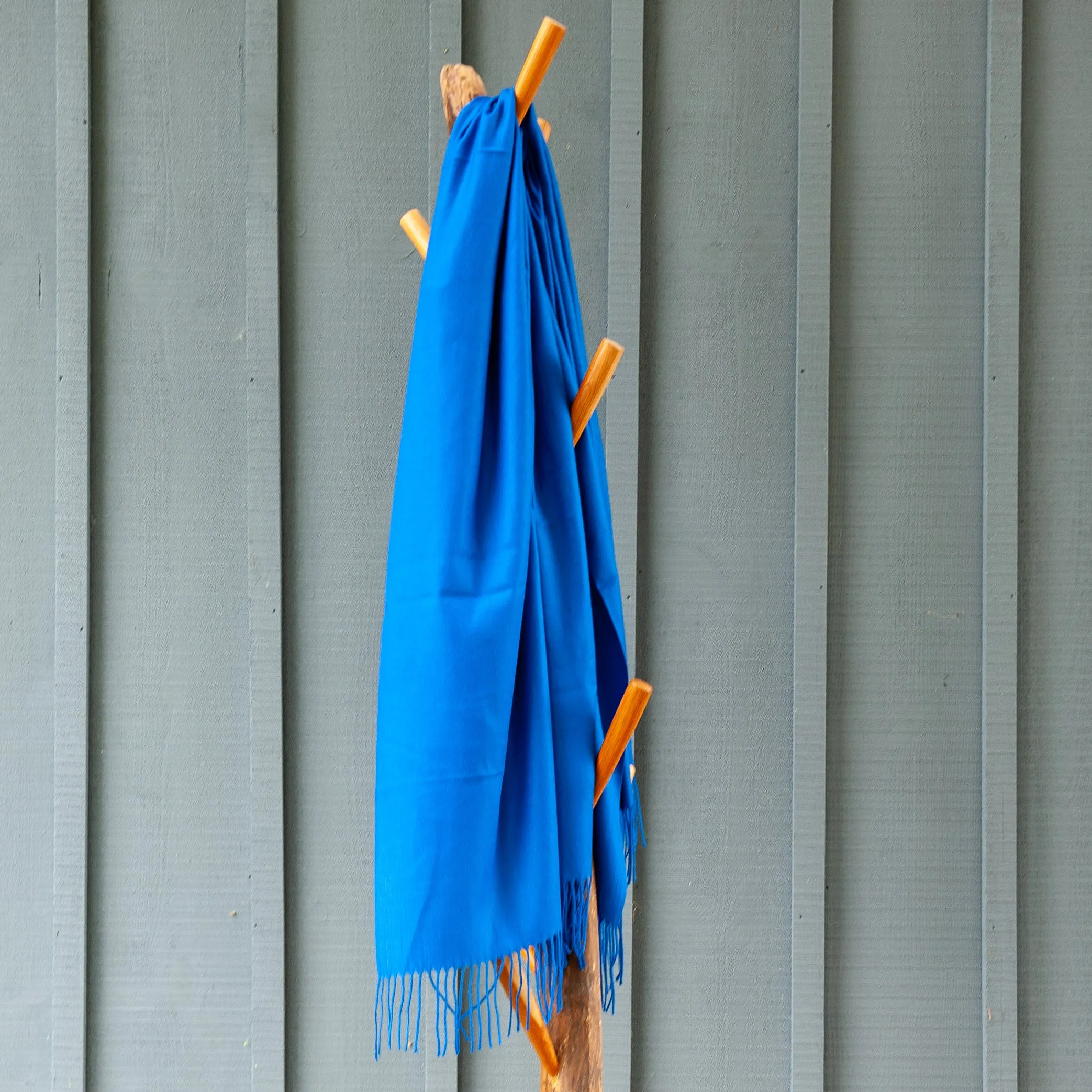 Cashmere Feel Scarf- Royal Blue