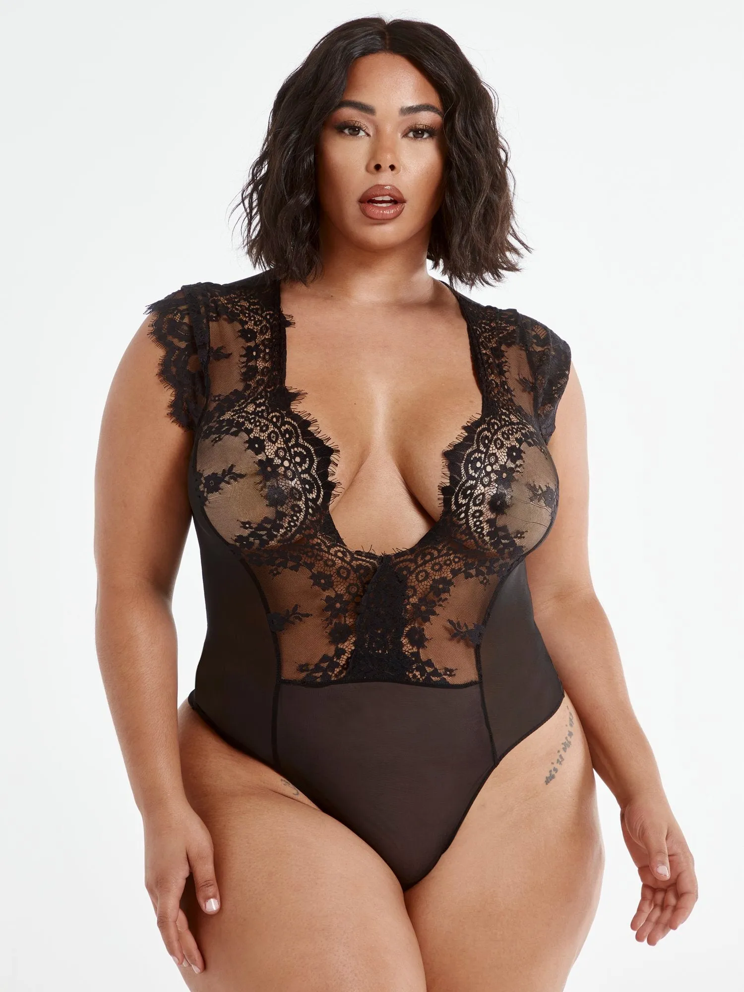 Charlotte Mesh Lace Bodysuit