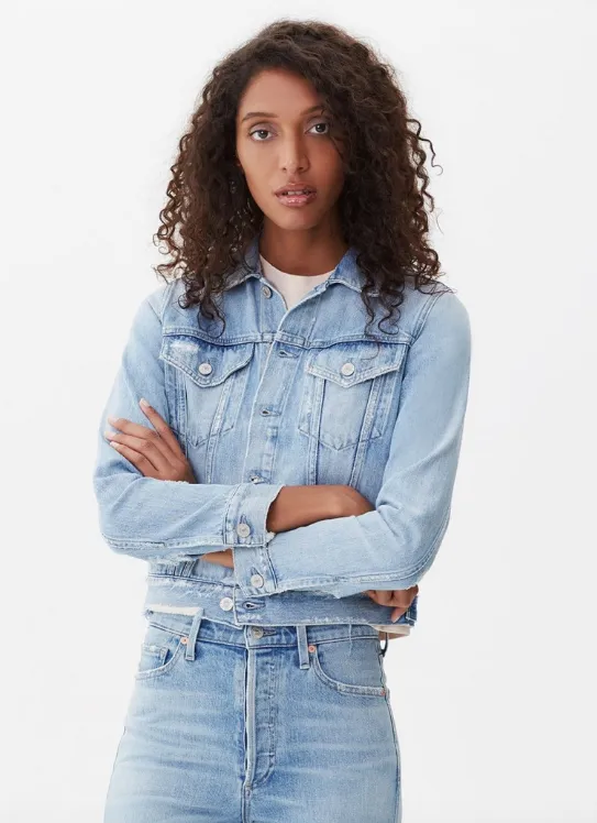 Citizens of Humanity - Nica Slim Cut Denim Jacket in Dreamlight