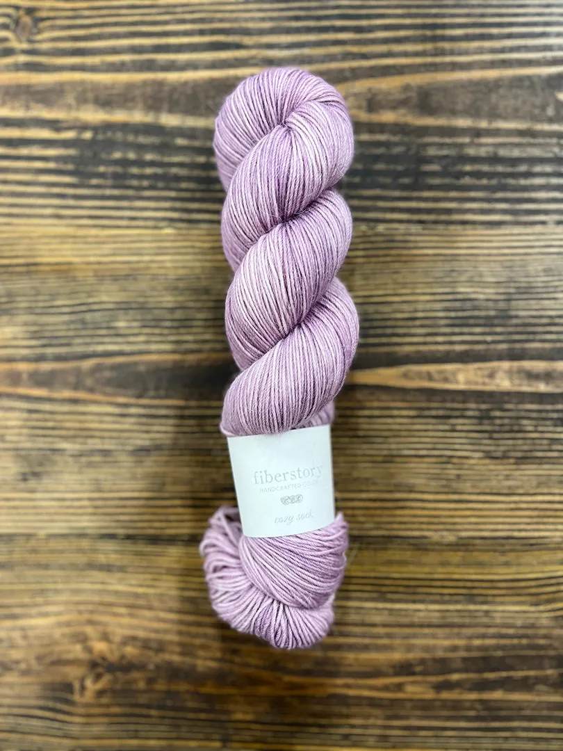 Here is an optimized title for the e-commerce product:

Luxurious Fiberstory Cozy Sock Yarn - Soft, Durable, Hand-Dyed Wool Blend for Knitting & Crochet