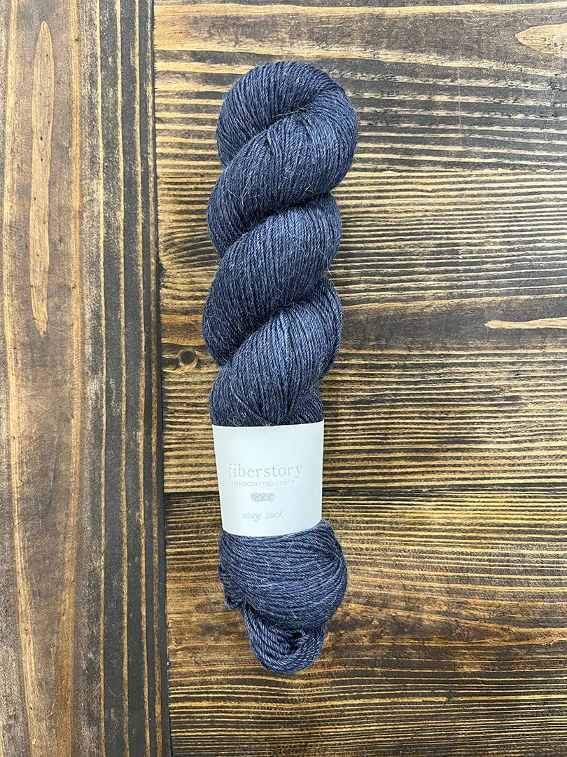 Here is an optimized title for the e-commerce product:

Luxurious Fiberstory Cozy Sock Yarn - Soft, Durable, Hand-Dyed Wool Blend for Knitting & Crochet