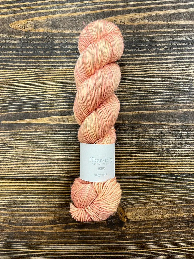 Here is an optimized title for the e-commerce product:

Luxurious Fiberstory Cozy Sock Yarn - Soft, Durable, Hand-Dyed Wool Blend for Knitting & Crochet