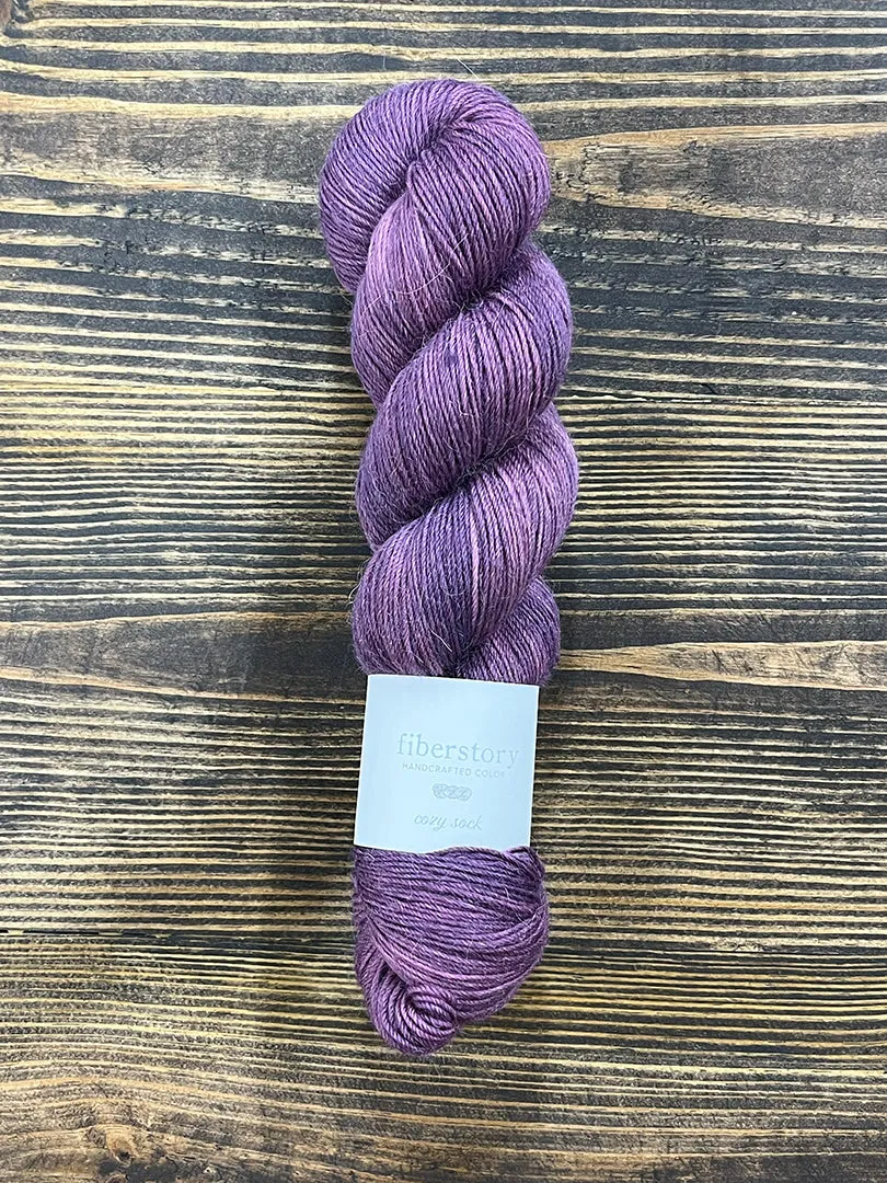 Here is an optimized title for the e-commerce product:

Luxurious Fiberstory Cozy Sock Yarn - Soft, Durable, Hand-Dyed Wool Blend for Knitting & Crochet