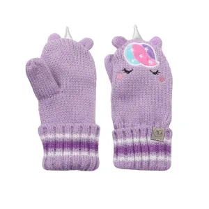 Flapjack Kids Baby Knitted Mittens - Unicorn, 0-2Y