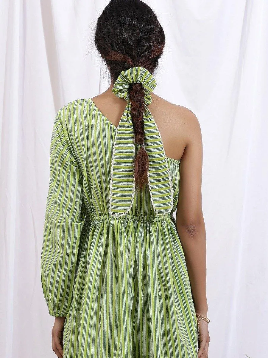 Forêt One Shoulder Dress