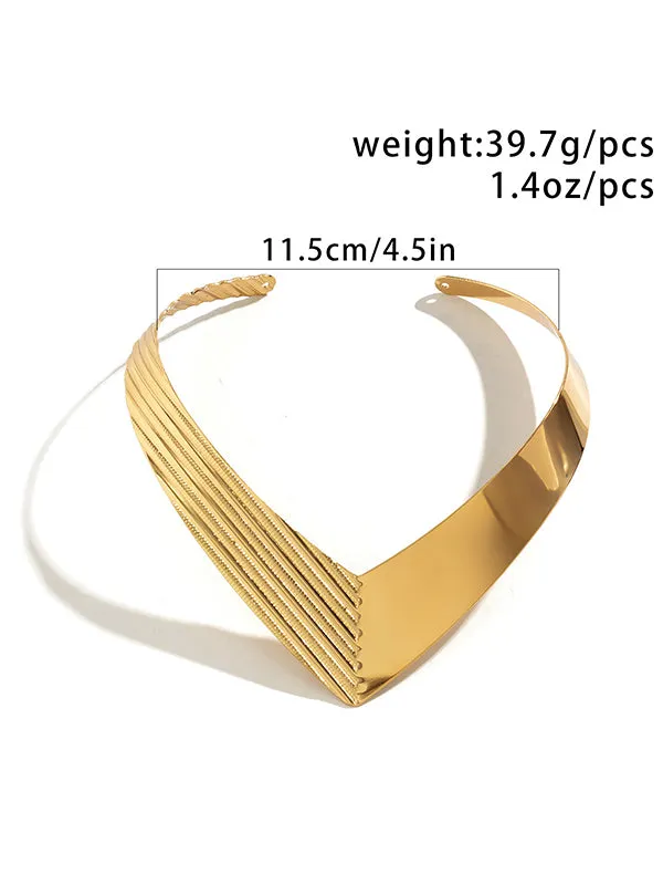 Irregularity Asymmetric Solid Color Necklaces Accessories