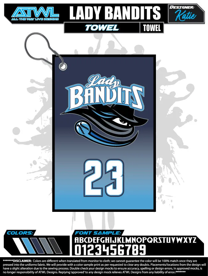 Lady Bandits Bag tag/towel Accessories