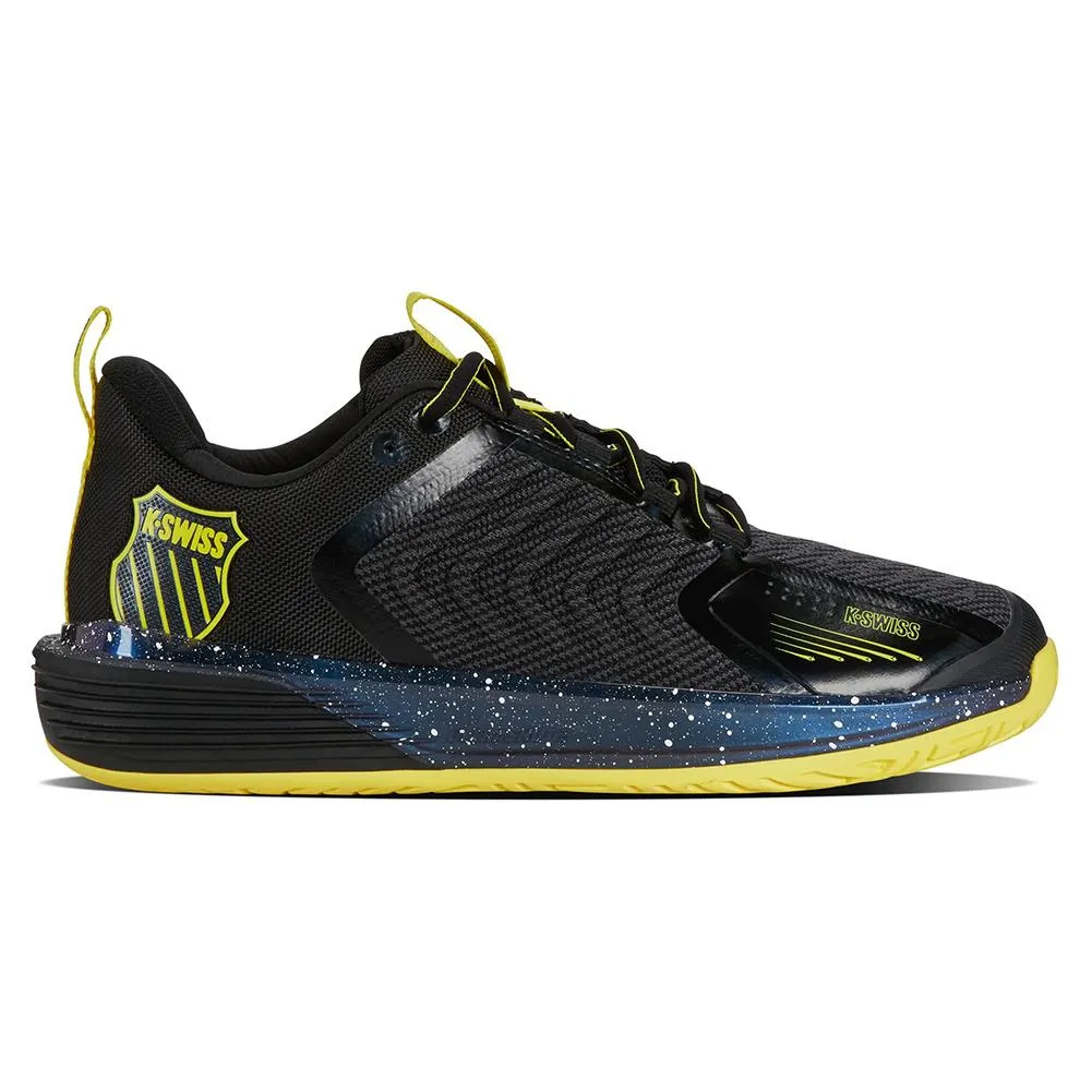 Men`s Ultrashot 3 Tennis Shoes Micro Chip and Black