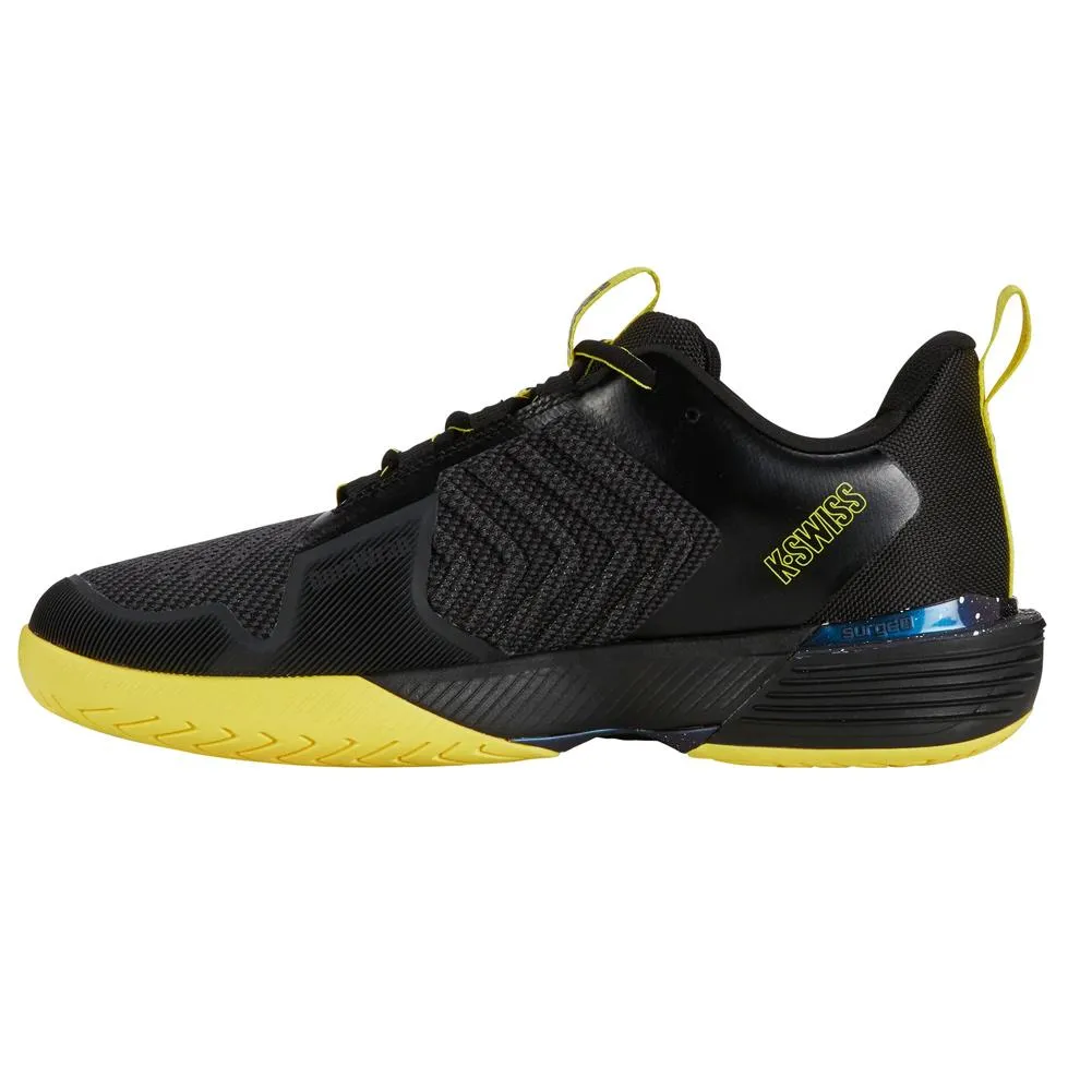 Men`s Ultrashot 3 Tennis Shoes Micro Chip and Black