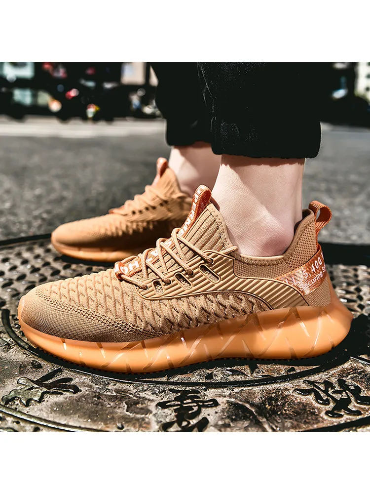 New Lightweight Breathable Mesh Surface Woven Causal Shoes