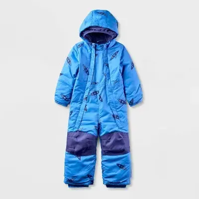 New - Toddler Standard Snowsuit - Cat & Jack Blue 4T