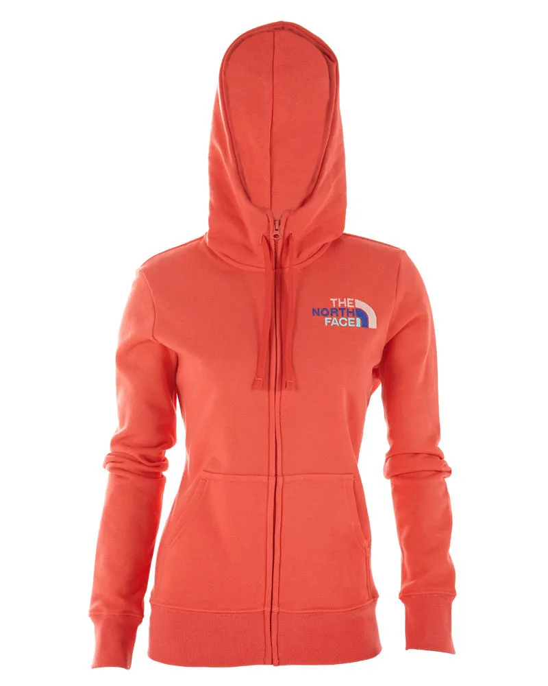 North Face Emb Logo Full Zip Hoodie Womens Style : Cx77