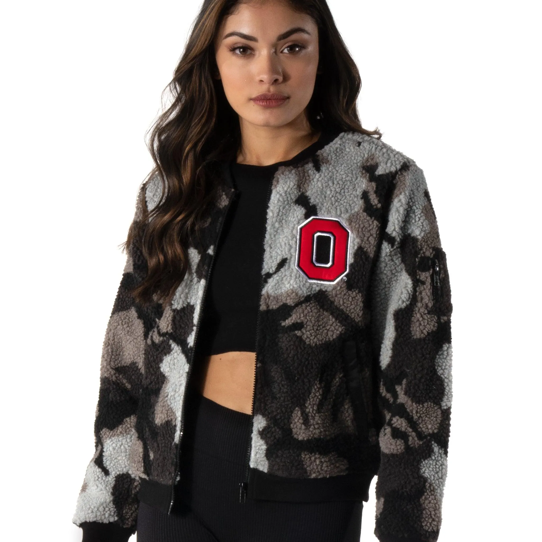 Ohio State Buckeyes Camo Sherpa