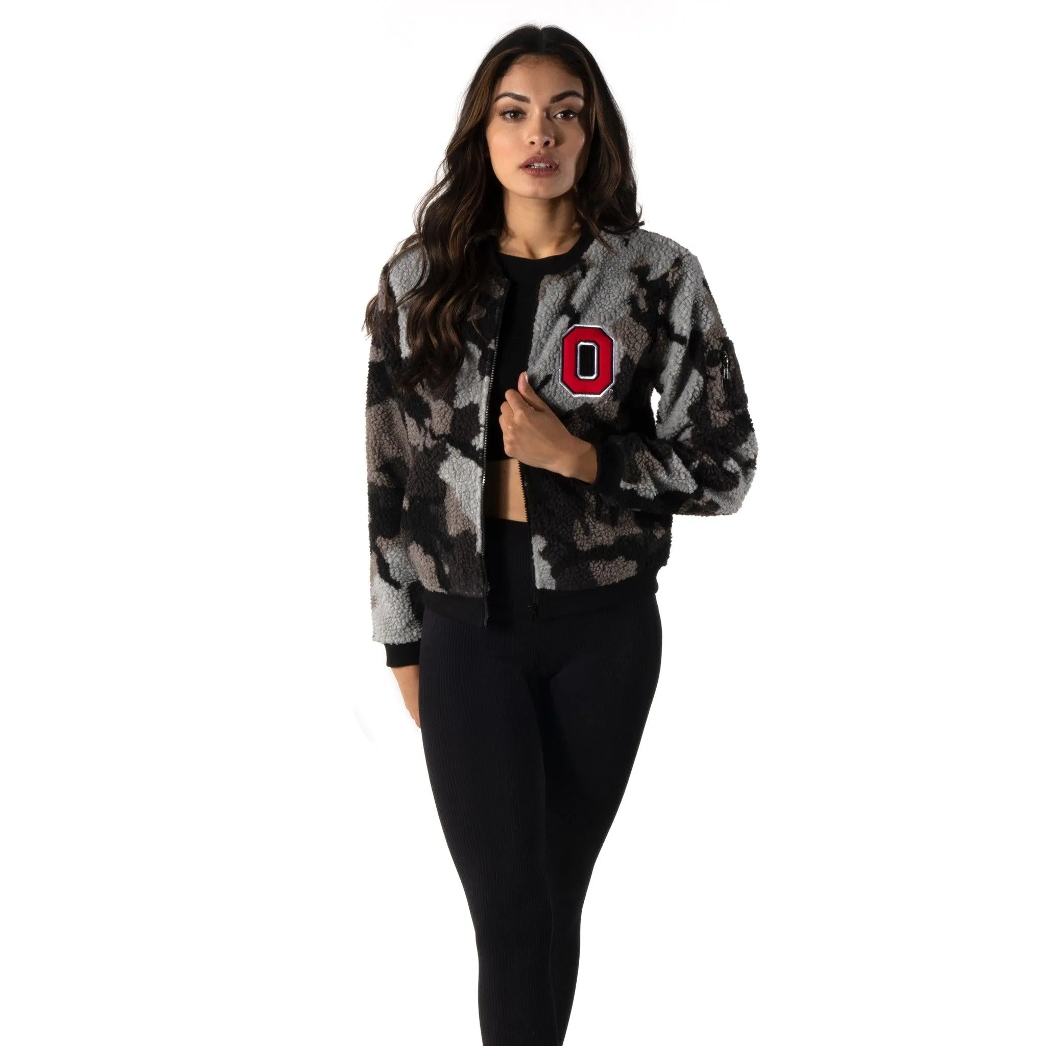 Ohio State Buckeyes Camo Sherpa