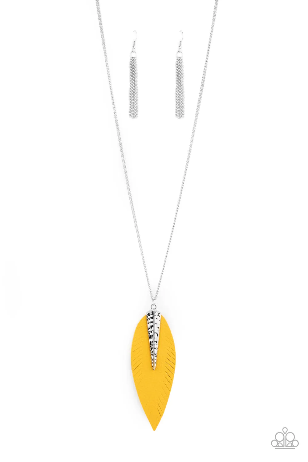 Paparazzi Accessories - Quill Quest - Yellow Necklace