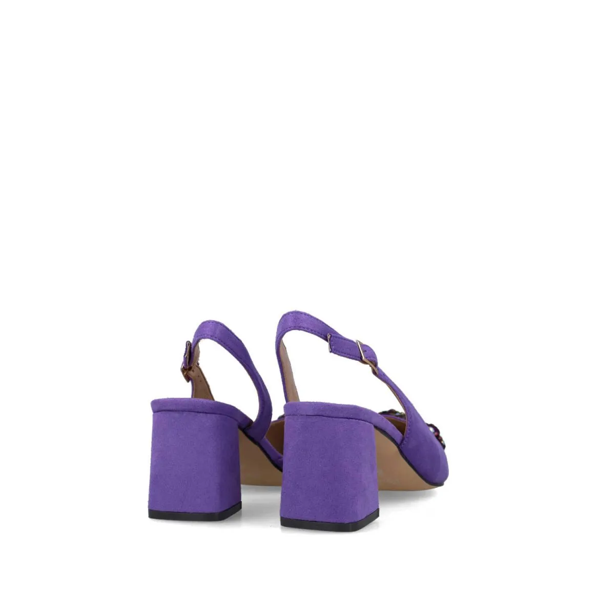 Puppis Purple Slingbacks by Menbur