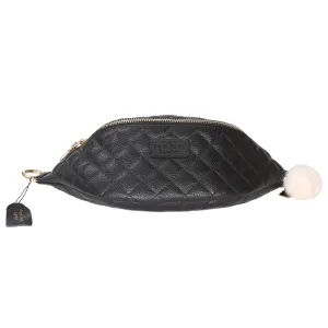 Quilted Bum Bag Black & Accessories