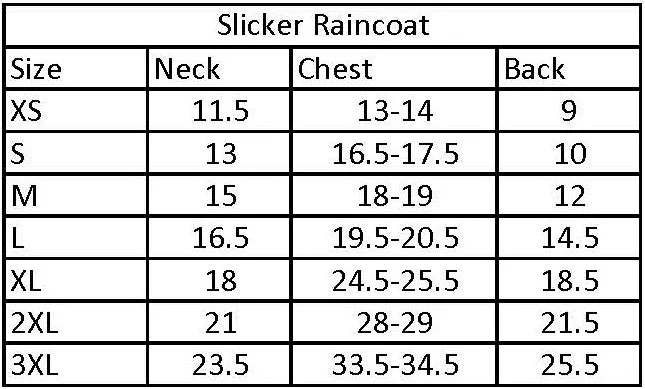 Slicker Raincoat with Striped Lining (3 Colors)