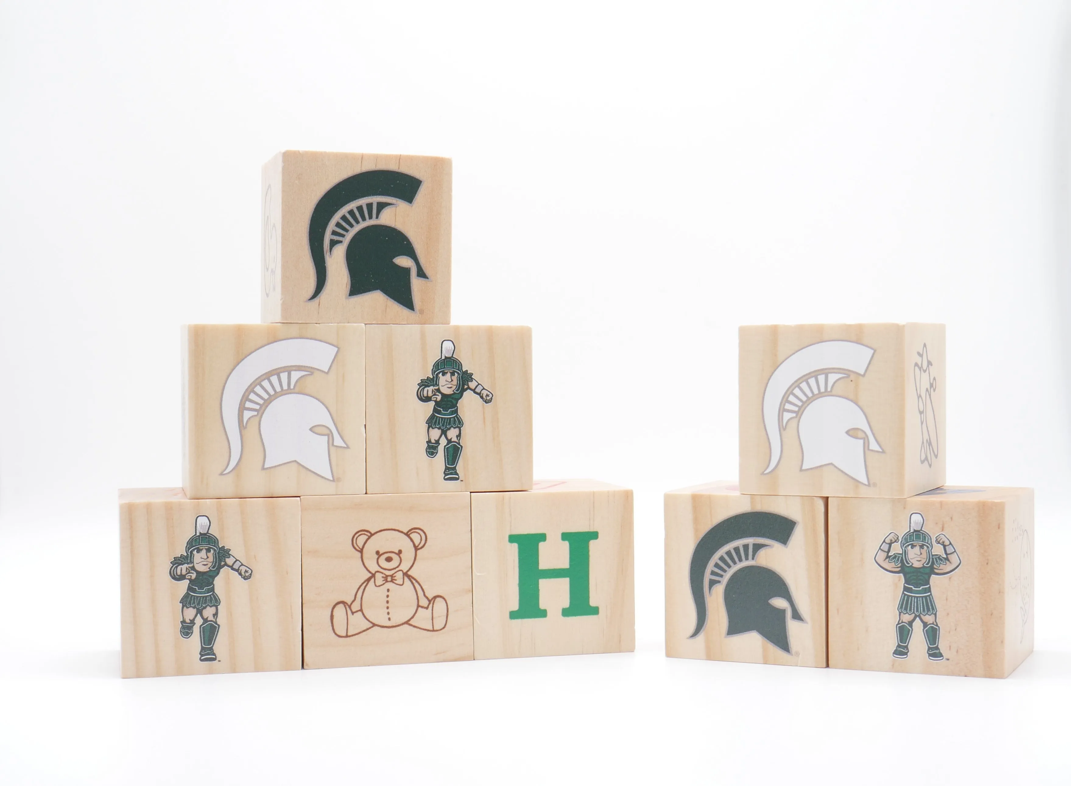 Sparty Wood Block Set