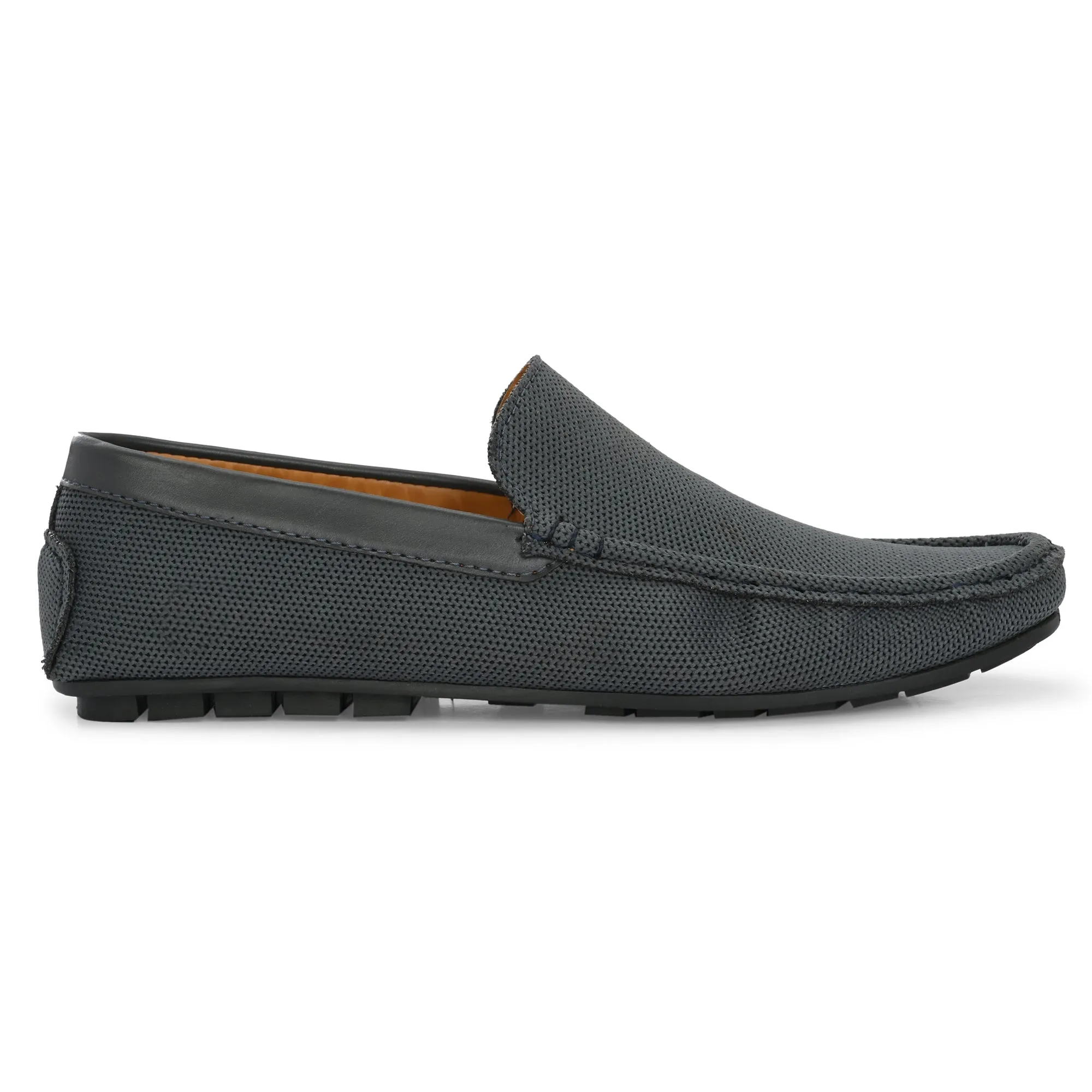 Toro Blu Knit Loafers for Men | Lightweight Shoes for Boys, Designed for All Seasons (C.Grey)