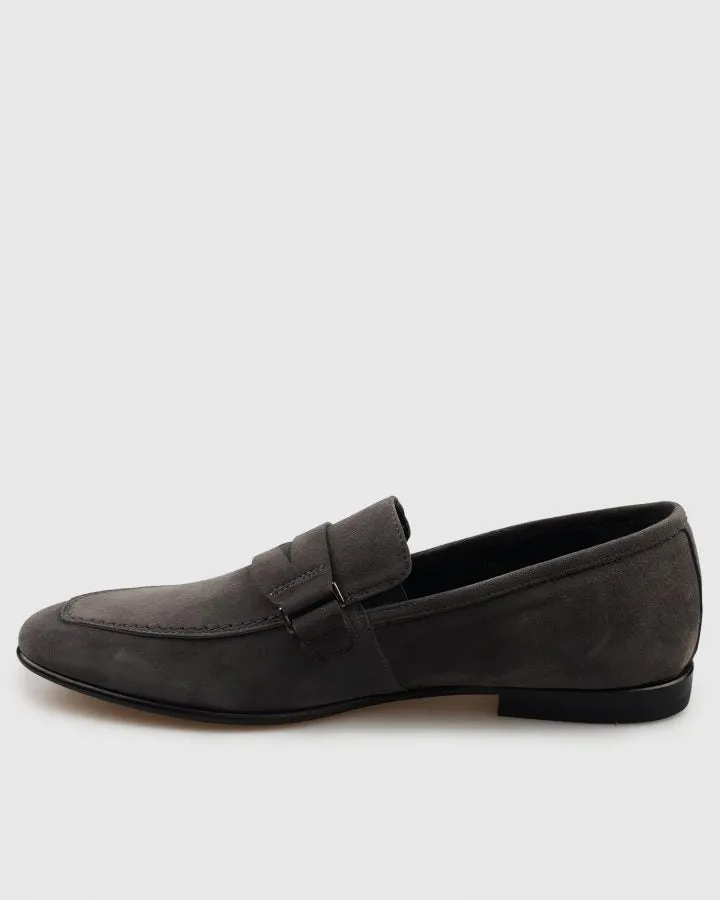 VINCENT & FRANKS VFW20LO GREY SUEDE LOAFER