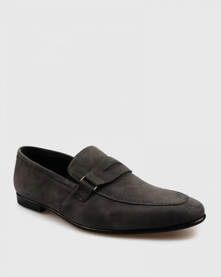 VINCENT & FRANKS VFW20LO GREY SUEDE LOAFER