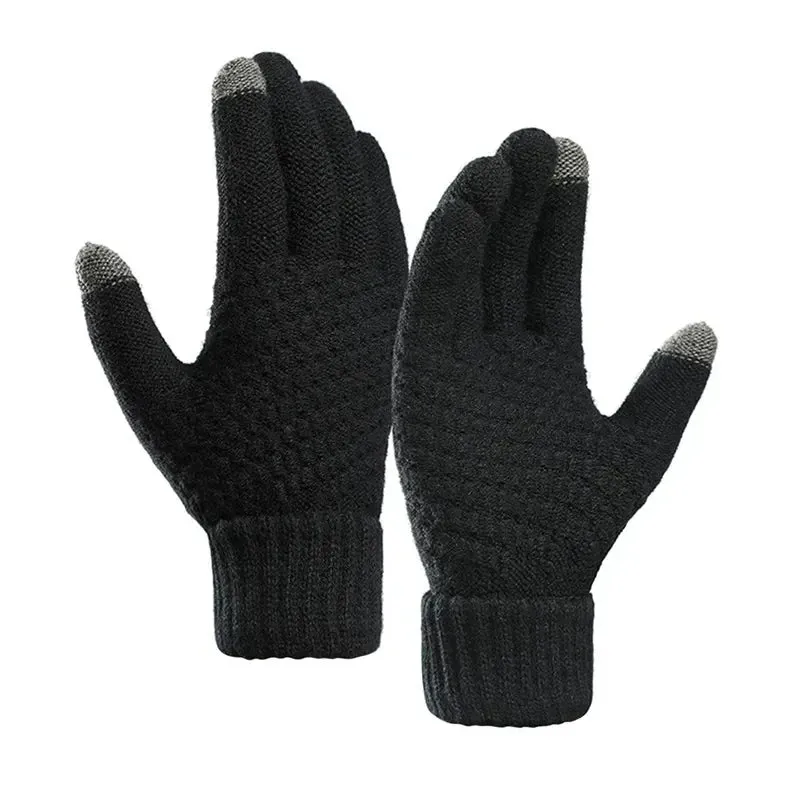 Winter Gloves Women's Bicycle Warm Fleece Anti-cold Waterproof Bicycle